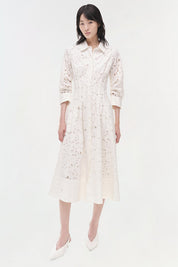 Jazz Embroidered Midi Dress