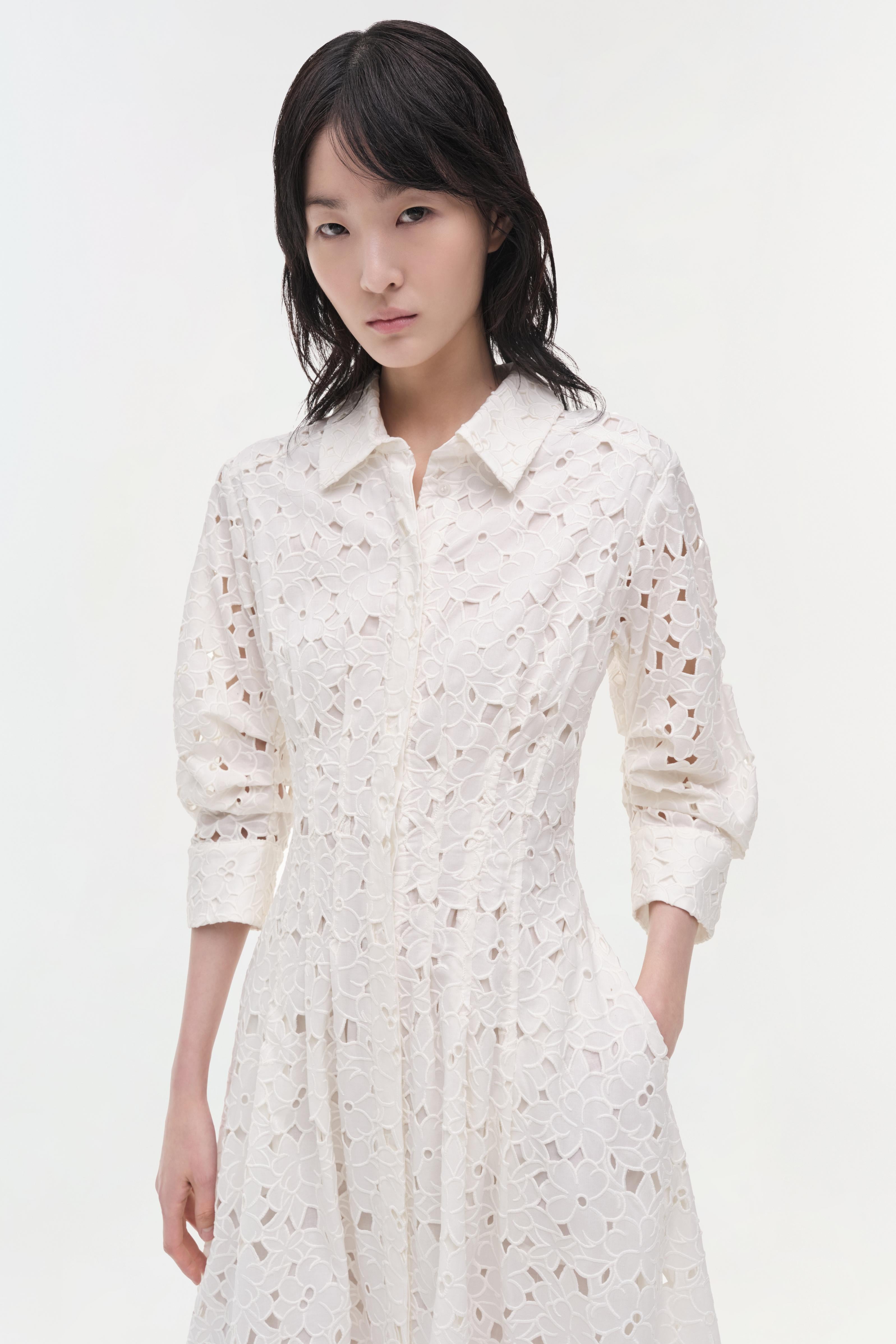 Jazz Embroidered Midi Dress