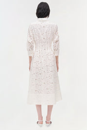 Jazz Embroidered Midi Dress