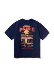 AECA BALANCE SHOP FLYERS HALF SLEEVE-NAVY