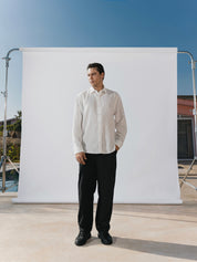 Long sleeve white shirt solmare