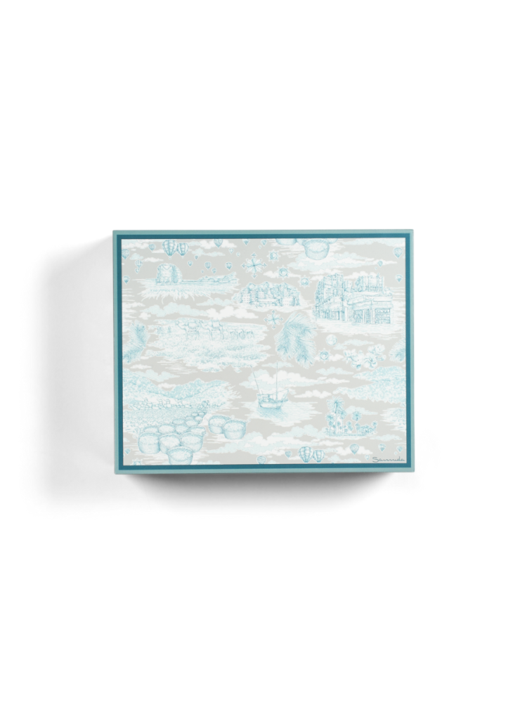 Tour of joy box medium pale green (26*21*7)