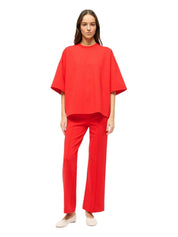 Knack pant red rose