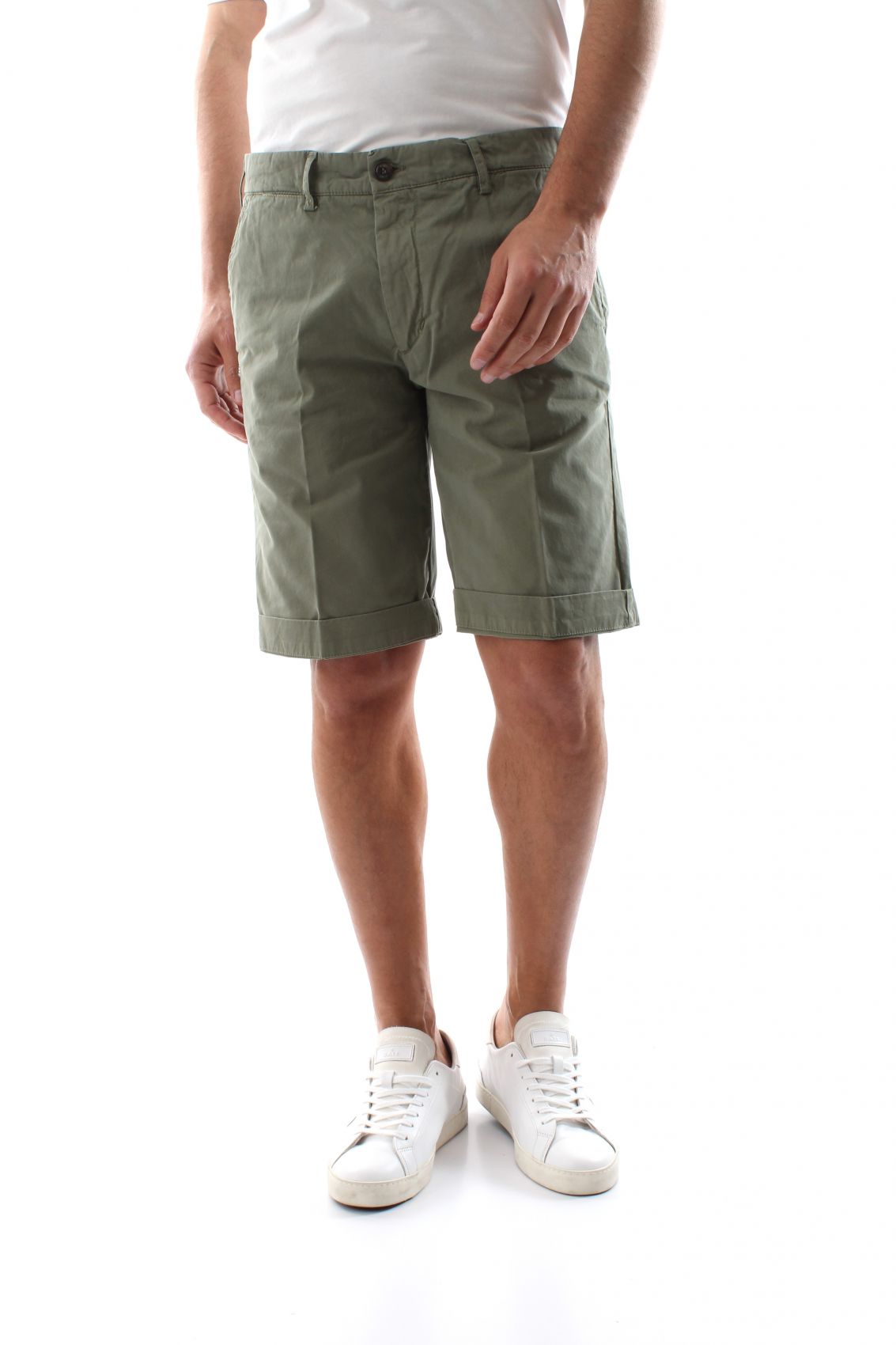 BERMUDA CHINO REGULAR FIT - COMPACT TWILL