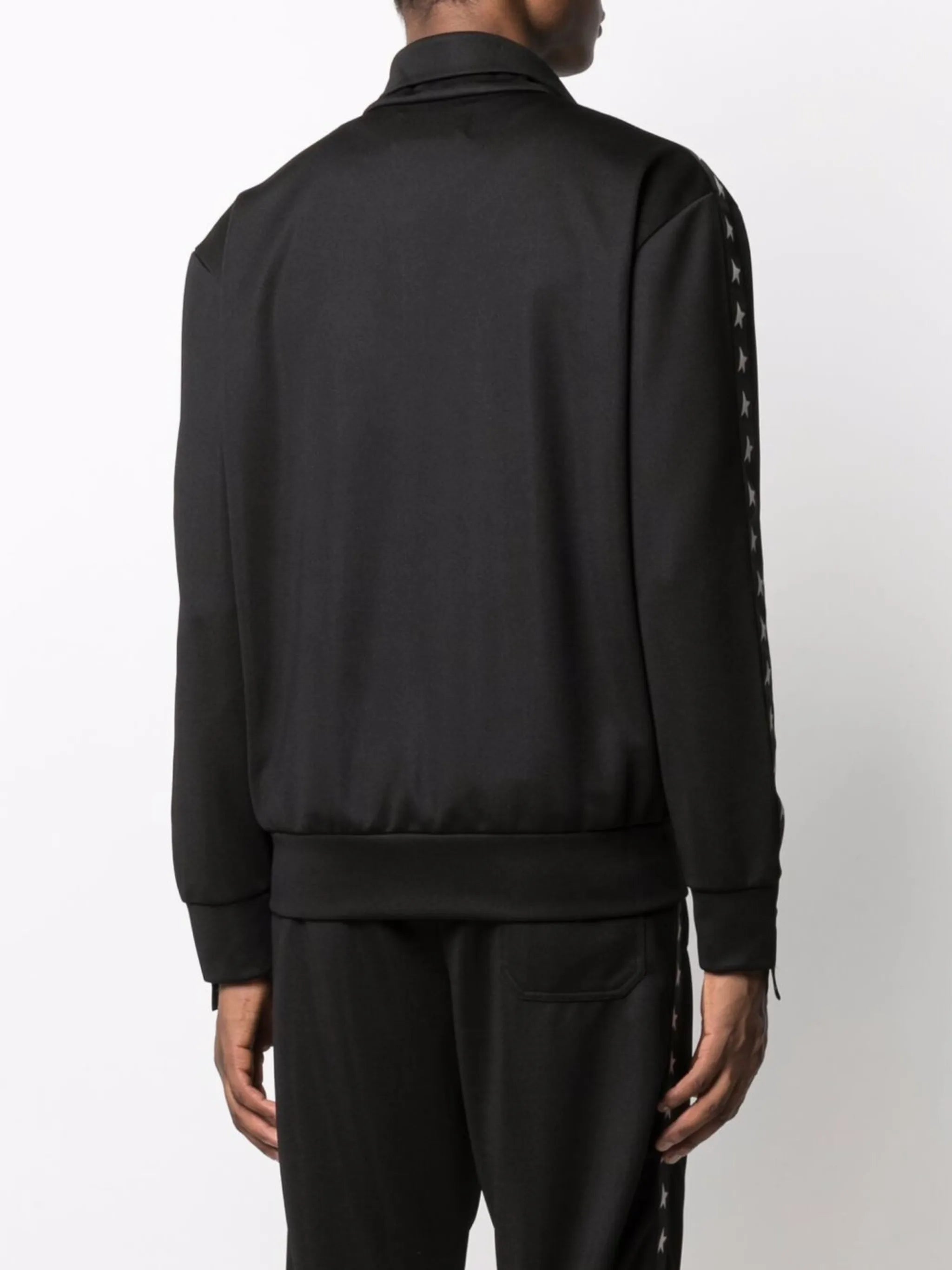 Star Logo Print Zip Track Jacket