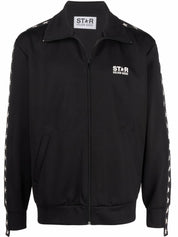 Star Logo Print Zip Track Jacket