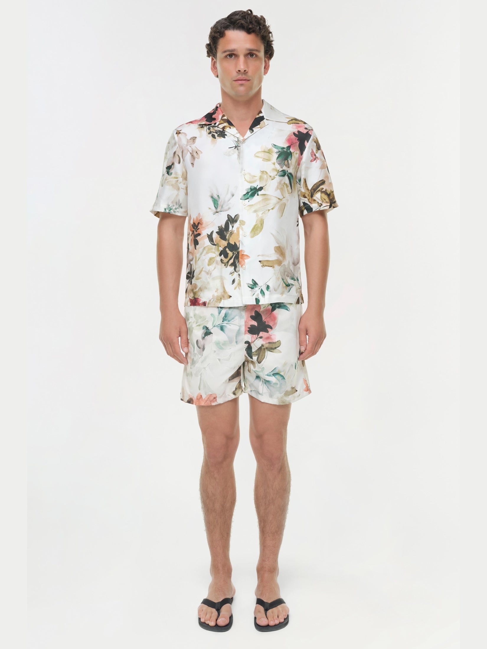 Lowell Floral Printed Swim Shorts