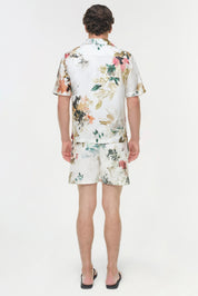 Casper Floral Printed Silk Shirt