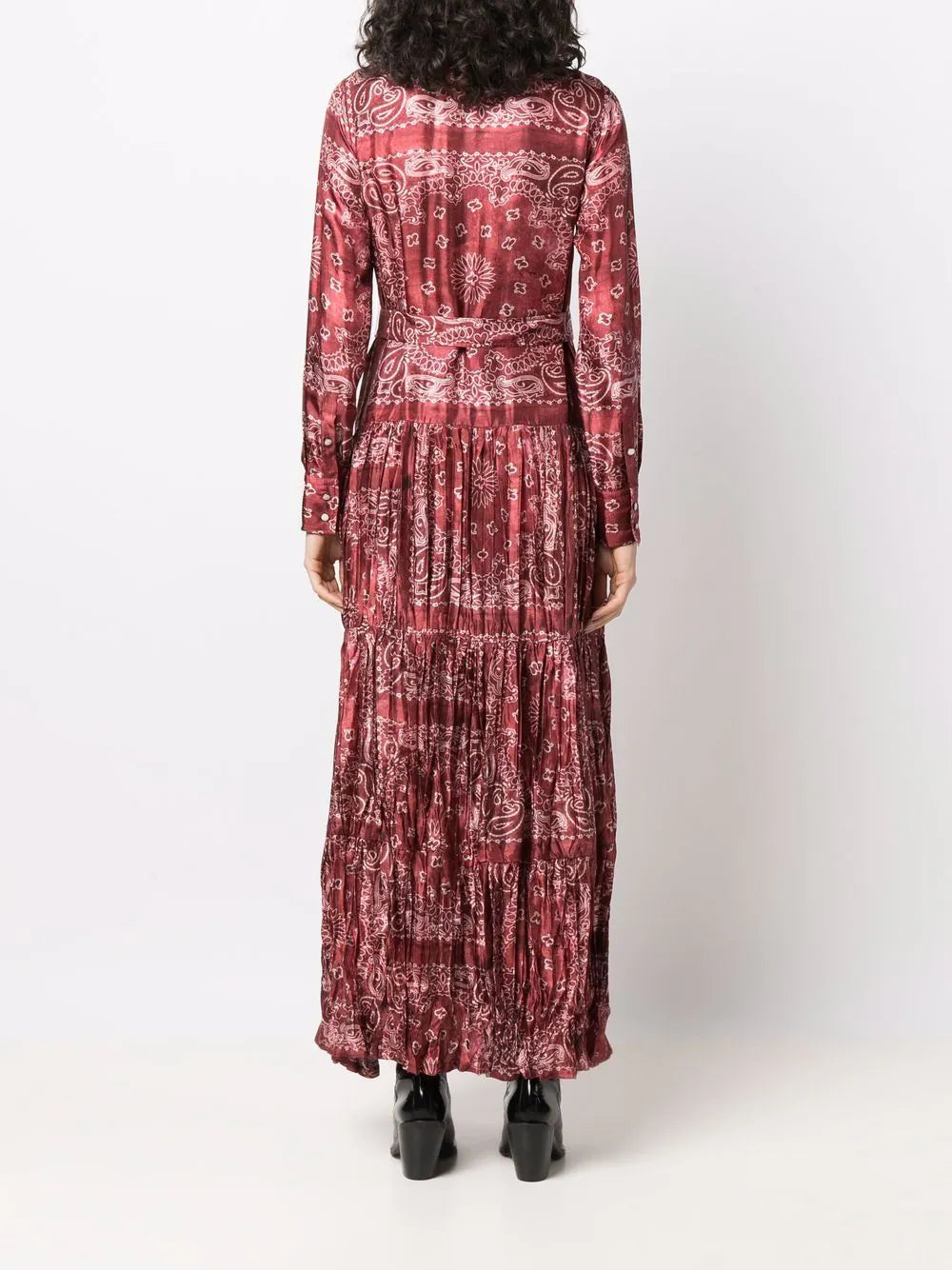 Collection paisley-print shirt dress فستان 