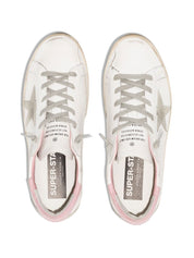 Golden Goose Superstar Distressed Lace-Up Sneakers