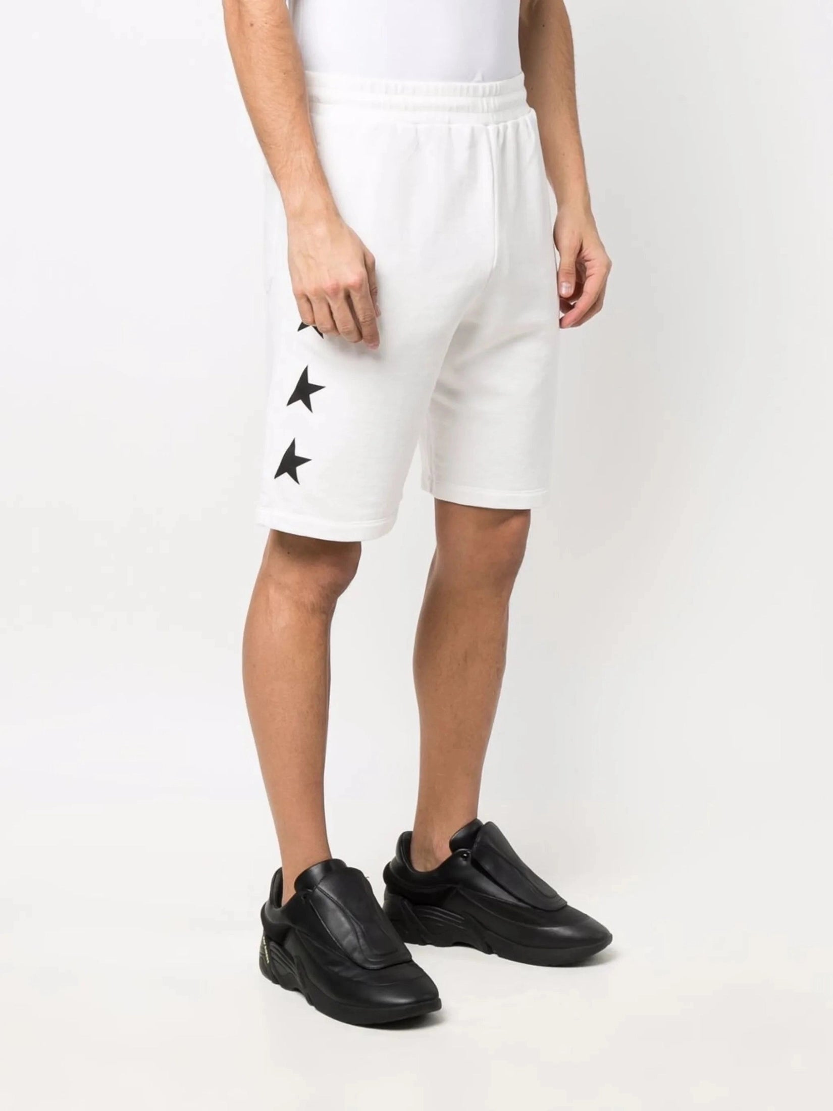 Star motif track shorts