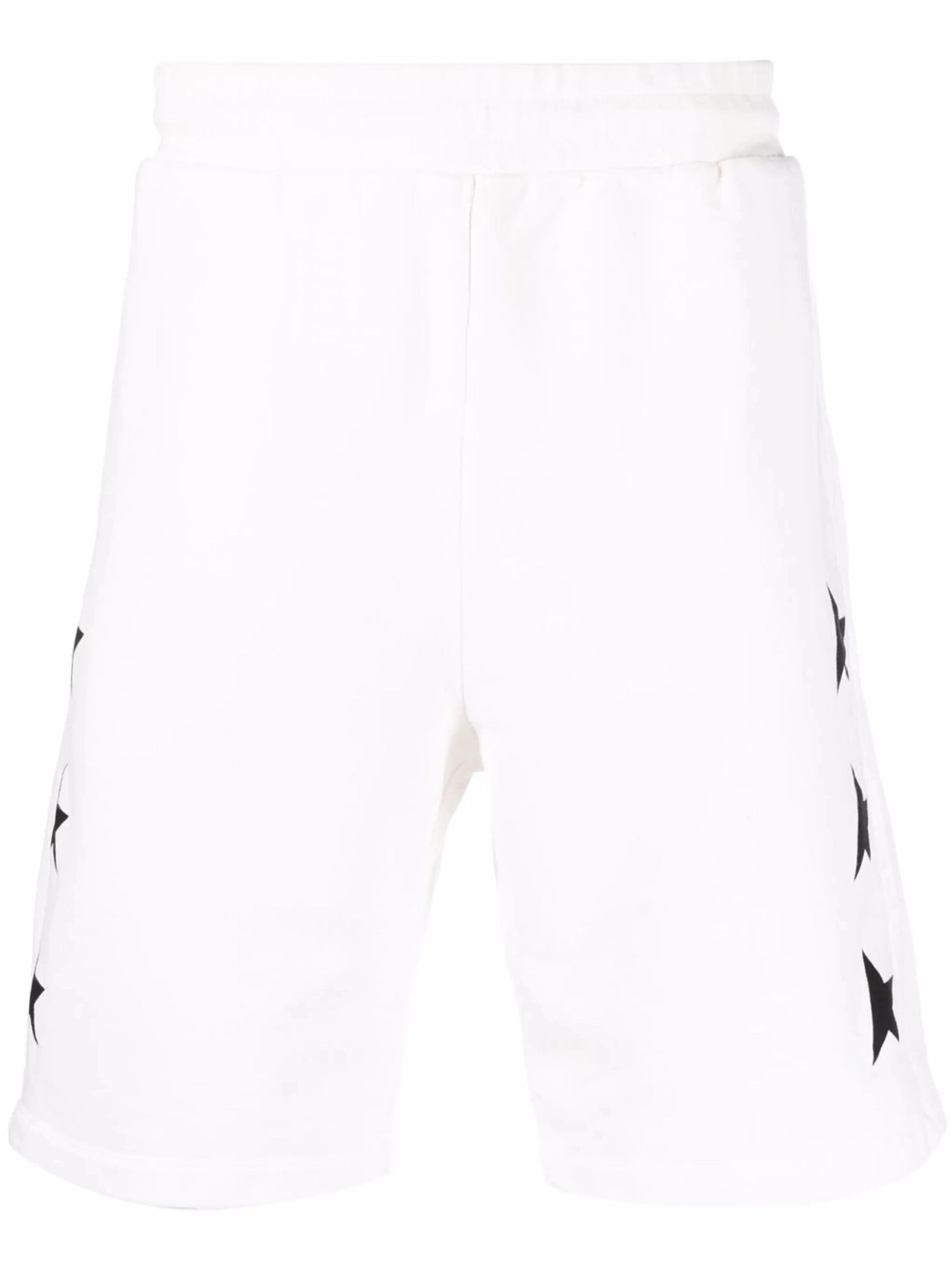 Star motif track shorts