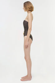 Lorena shell strapless one piece