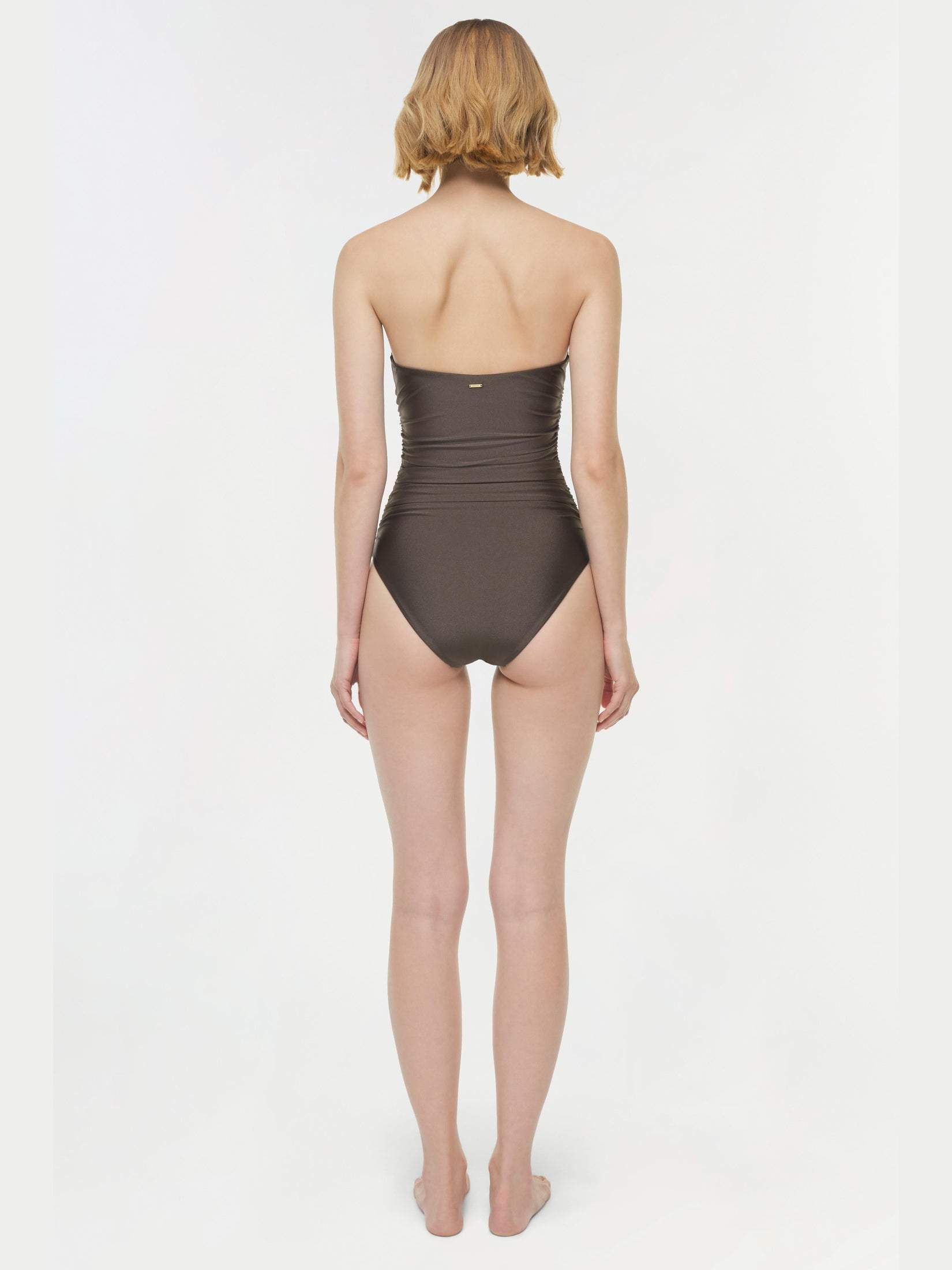 Lorena shell strapless one piece