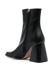 SOUTH BLACK LEATHER ANKLE BOOTS