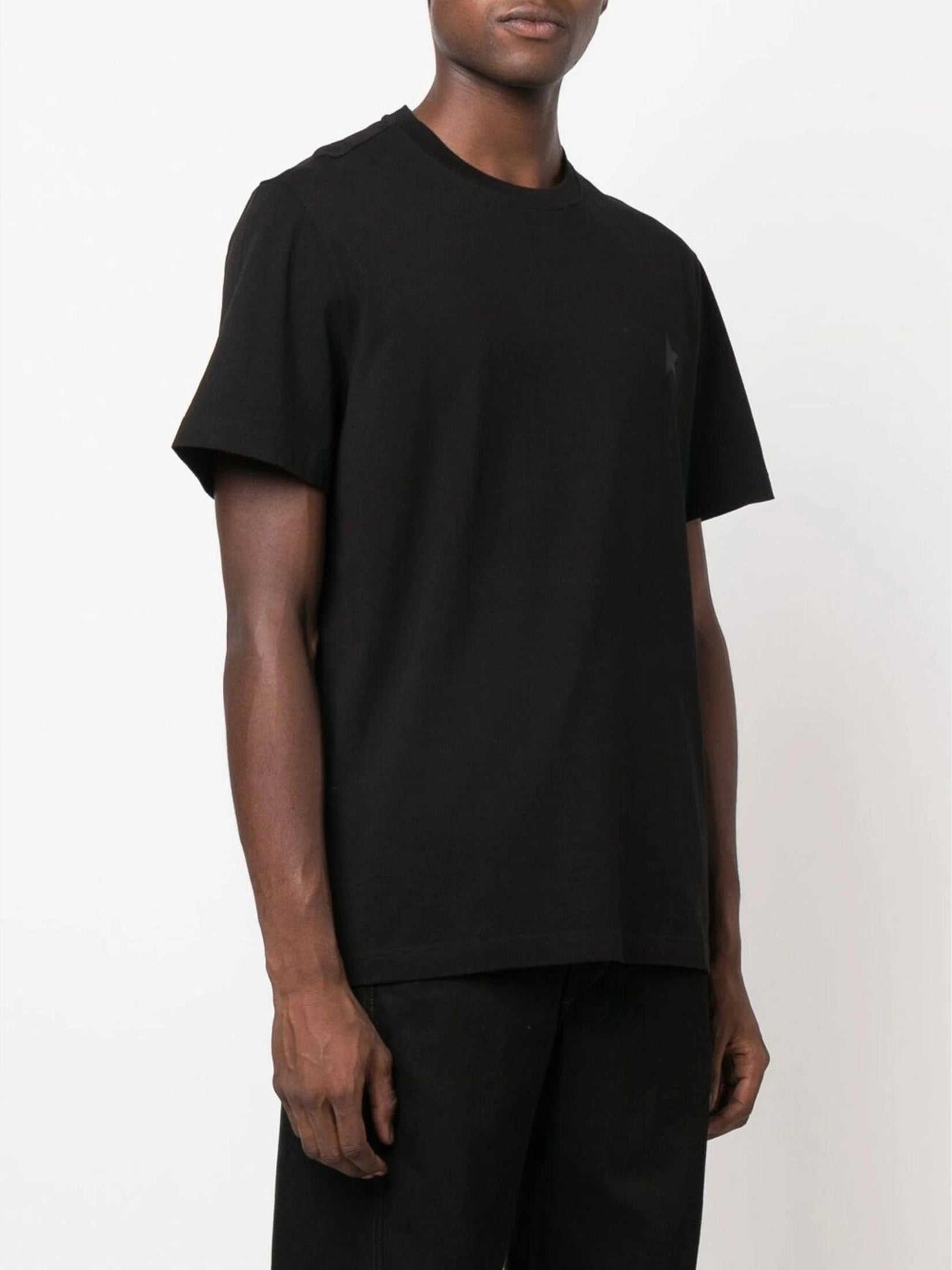 Star m's regular t-shirt/ small star/ blackboard