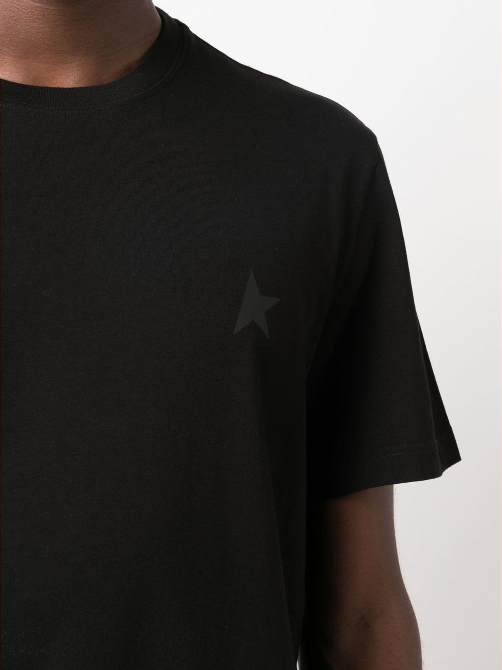 Star m's regular t-shirt/ small star/ blackboard
