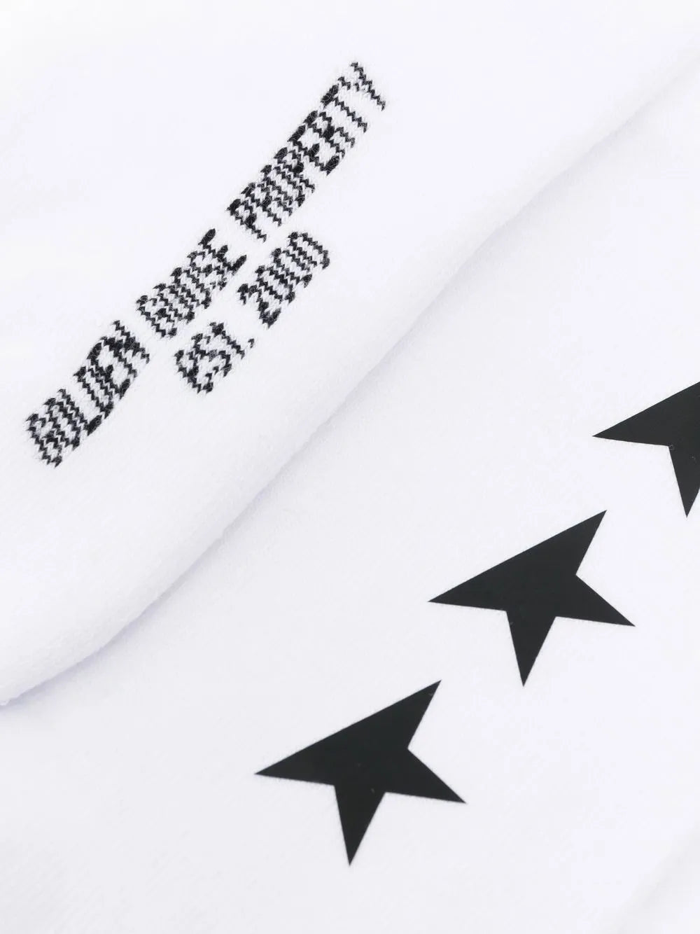 Socks low rib/ side stars poly printed