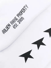 Socks low rib/ side stars poly printed