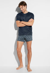 Sustainable Luxury T-Shirt Short Sleeve - twilight blue