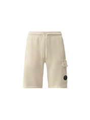Light fleece cargo lens shorts