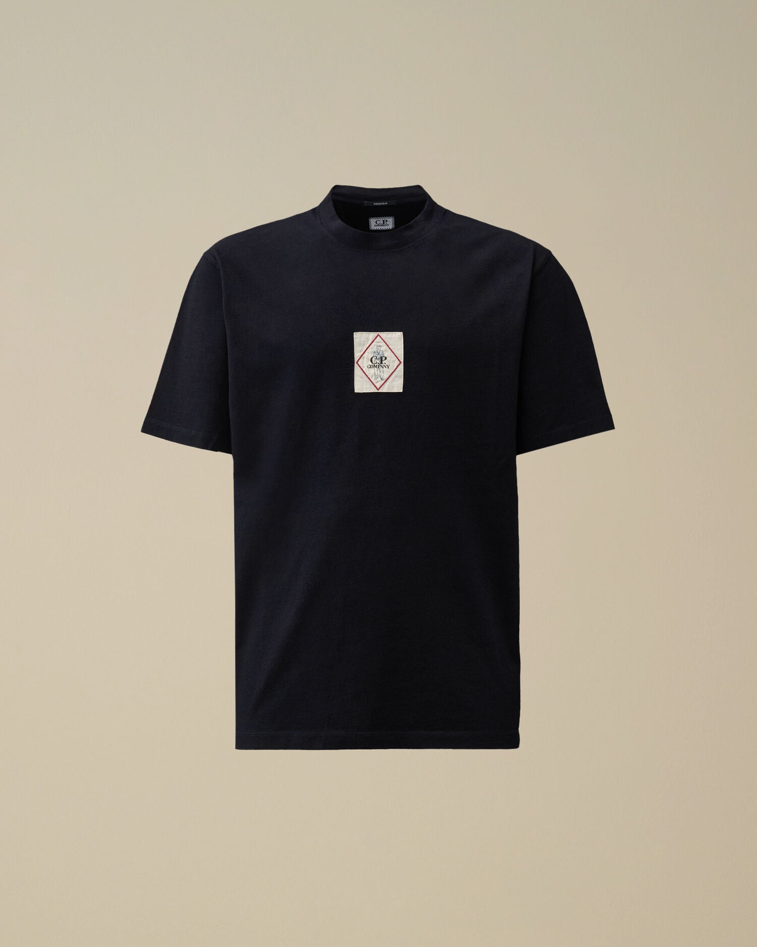 INDIGO JERSEY LOGO T-SHIRT