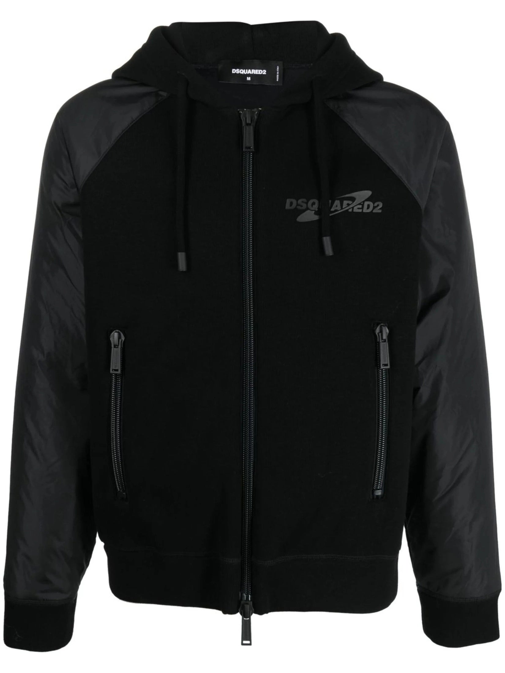 Dsquared2 logo-print hooded jacket