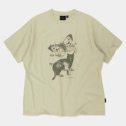 CAT DRAWING VINTAGE T-SHIRT