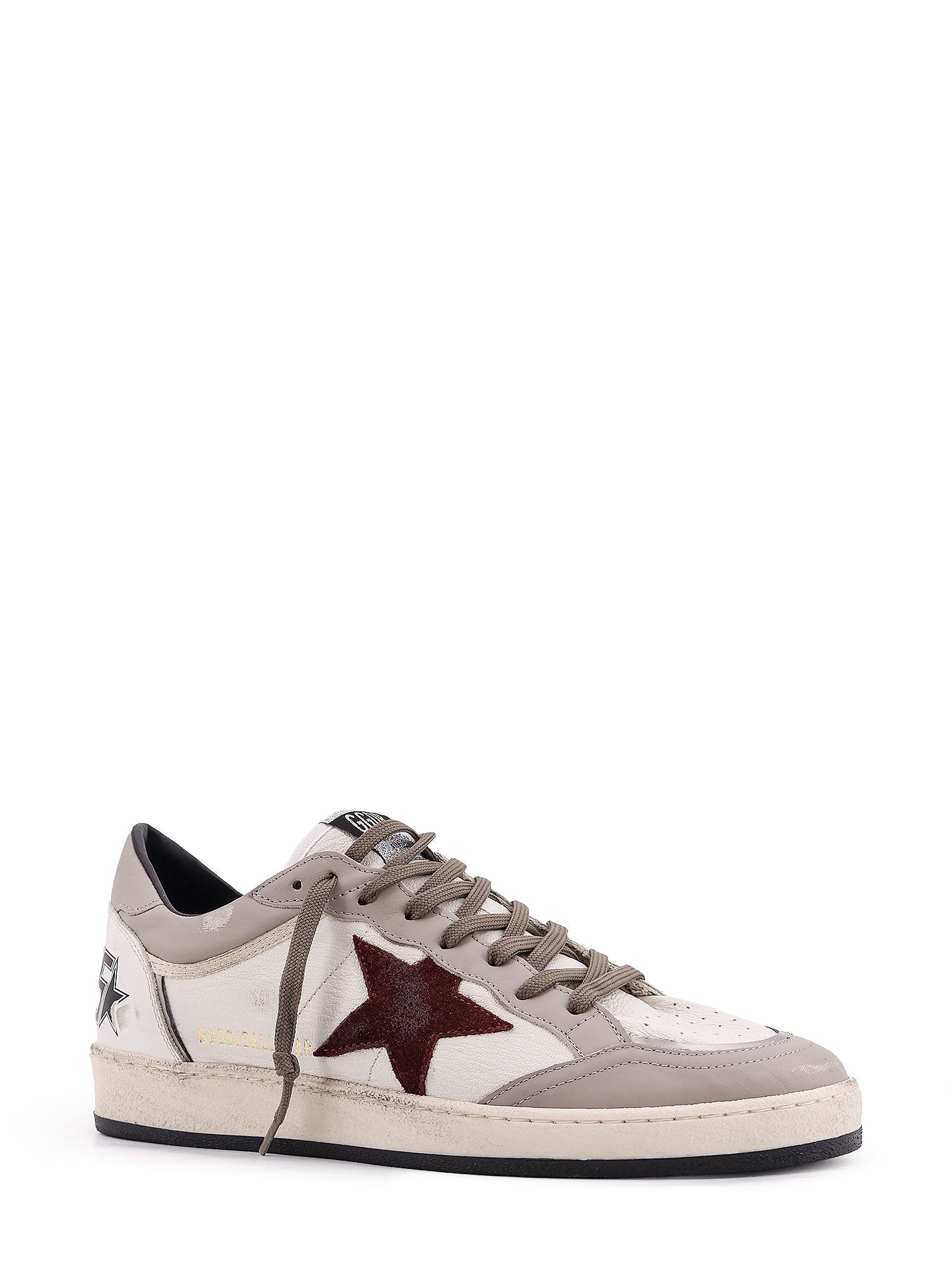 Ballstar nappa and leather upper leather toe and spur suede star