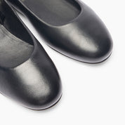 Crystal Ballet Flats Black