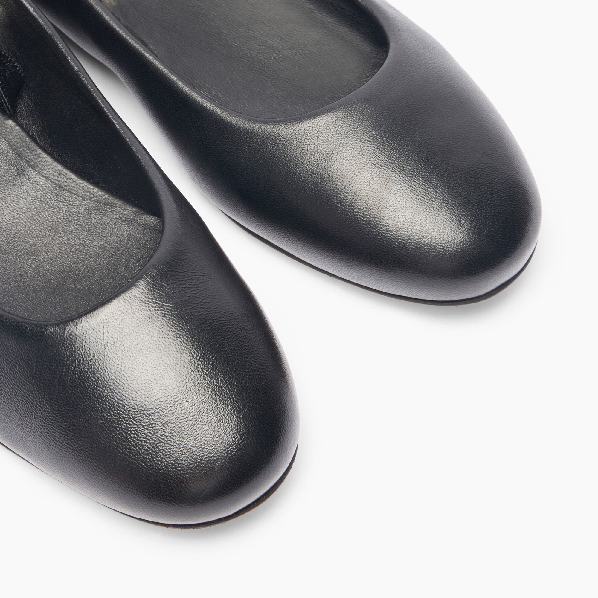 Crystal Ballet Flats Black