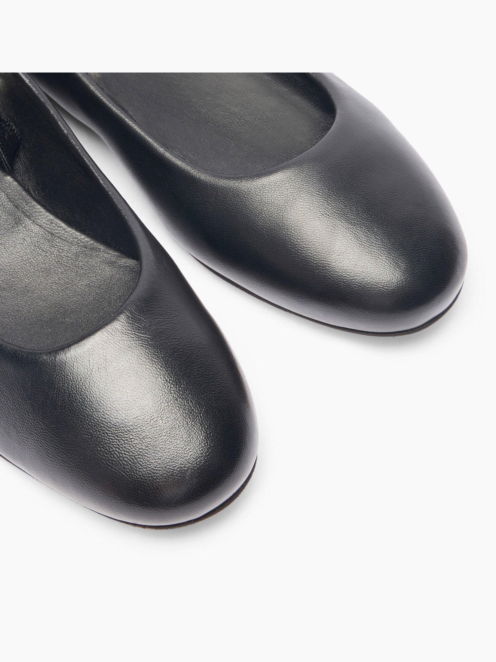 Crystal ballet flats black