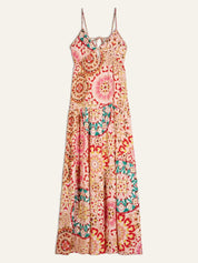 Lamia long strappy dress