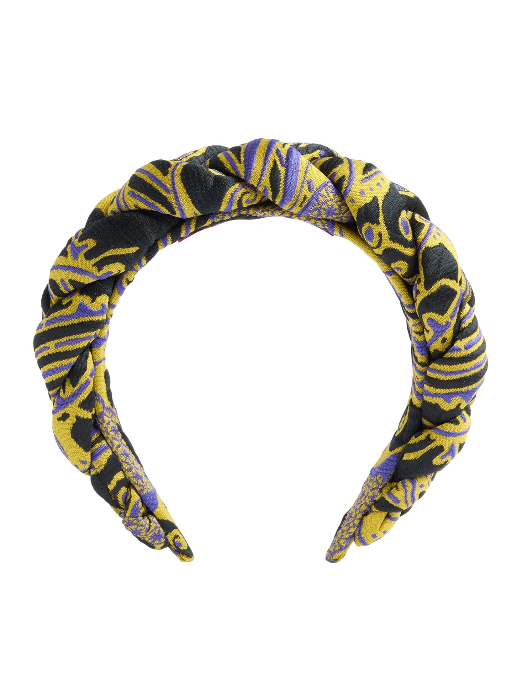 Rapunzel headband atlantis yellow in jacquard