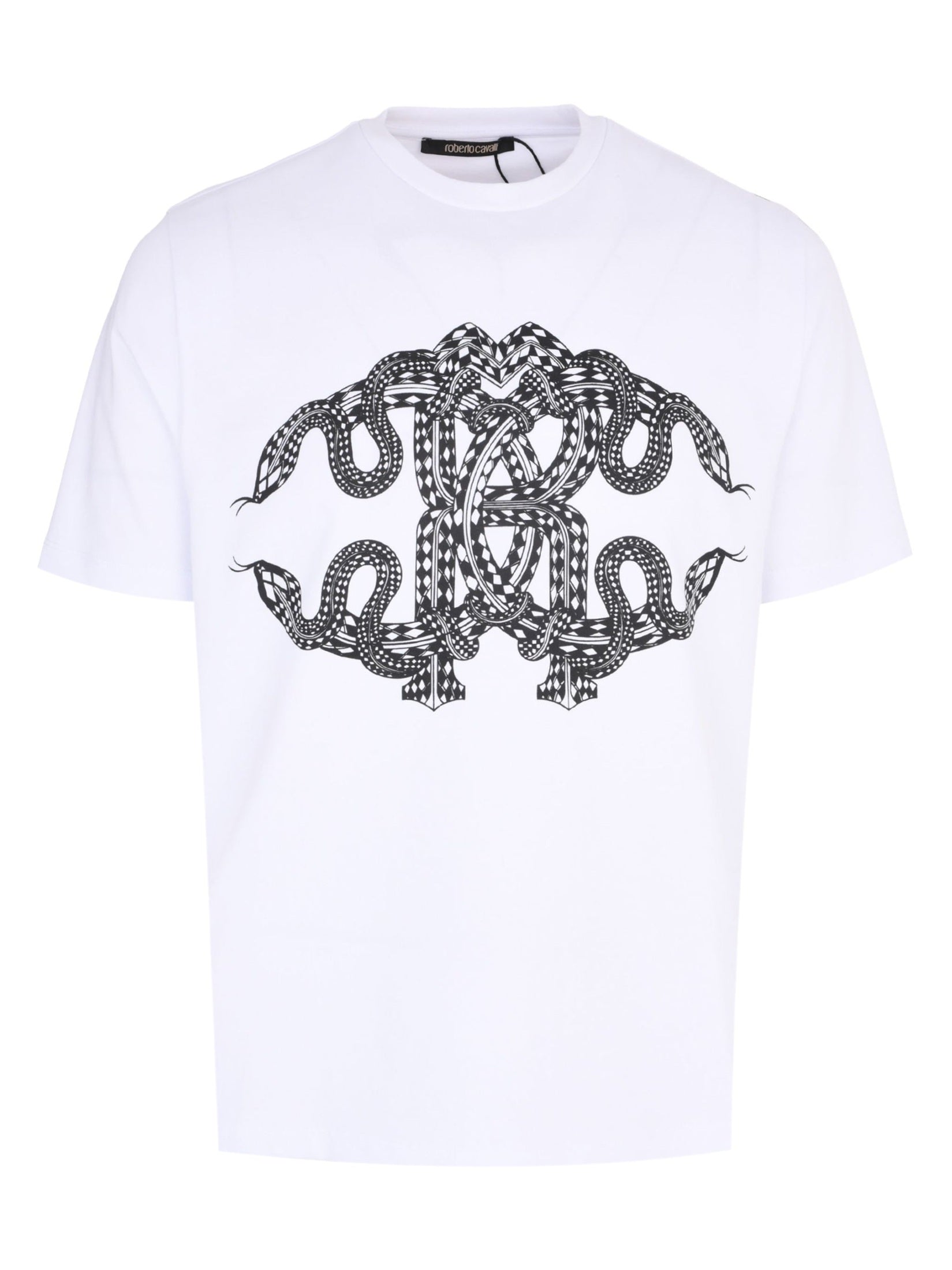 Snake-print t-shirt