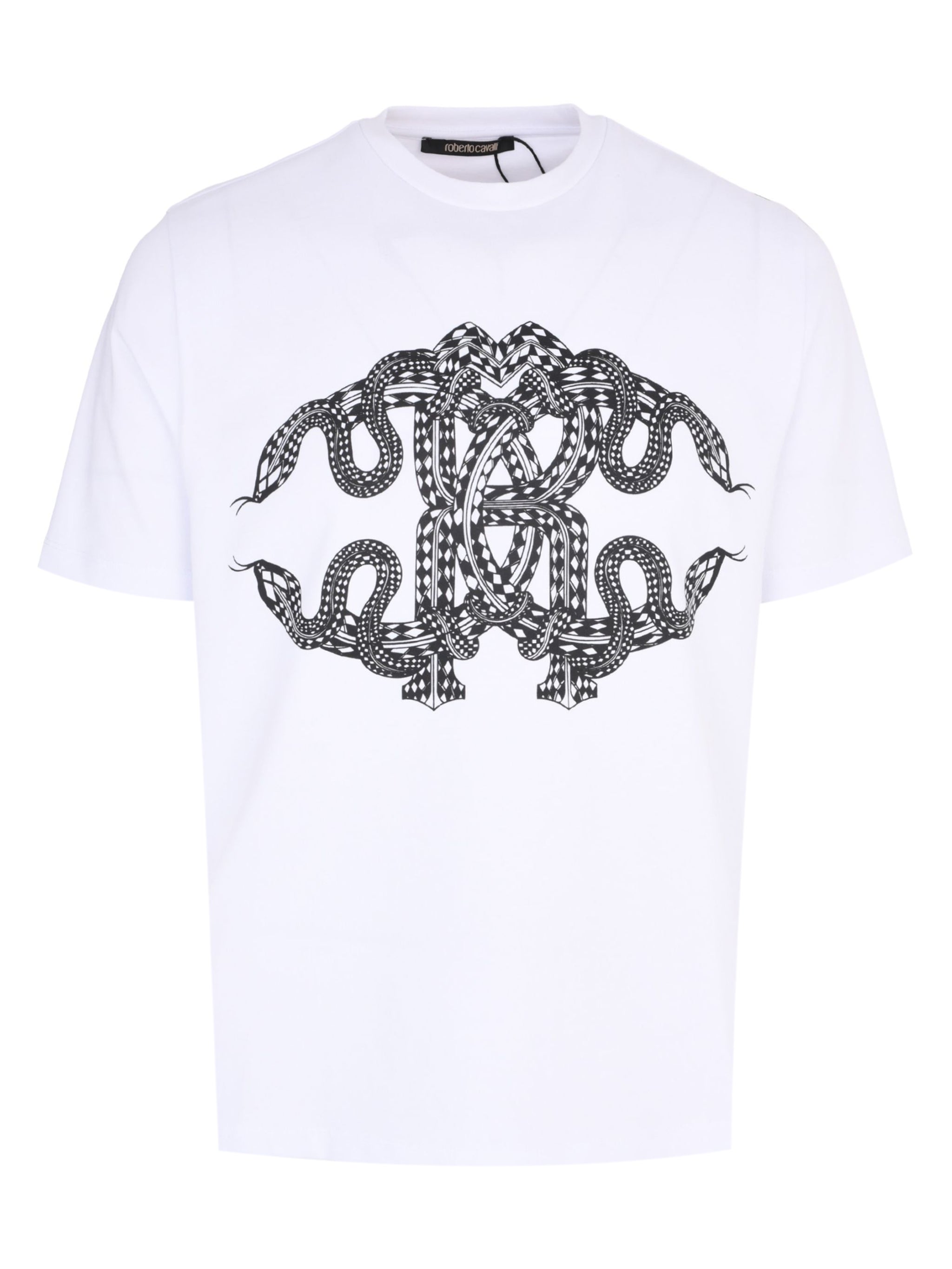 SNAKE-PRINT T-SHIRT