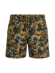 Men Swim Trunks Camo Splash