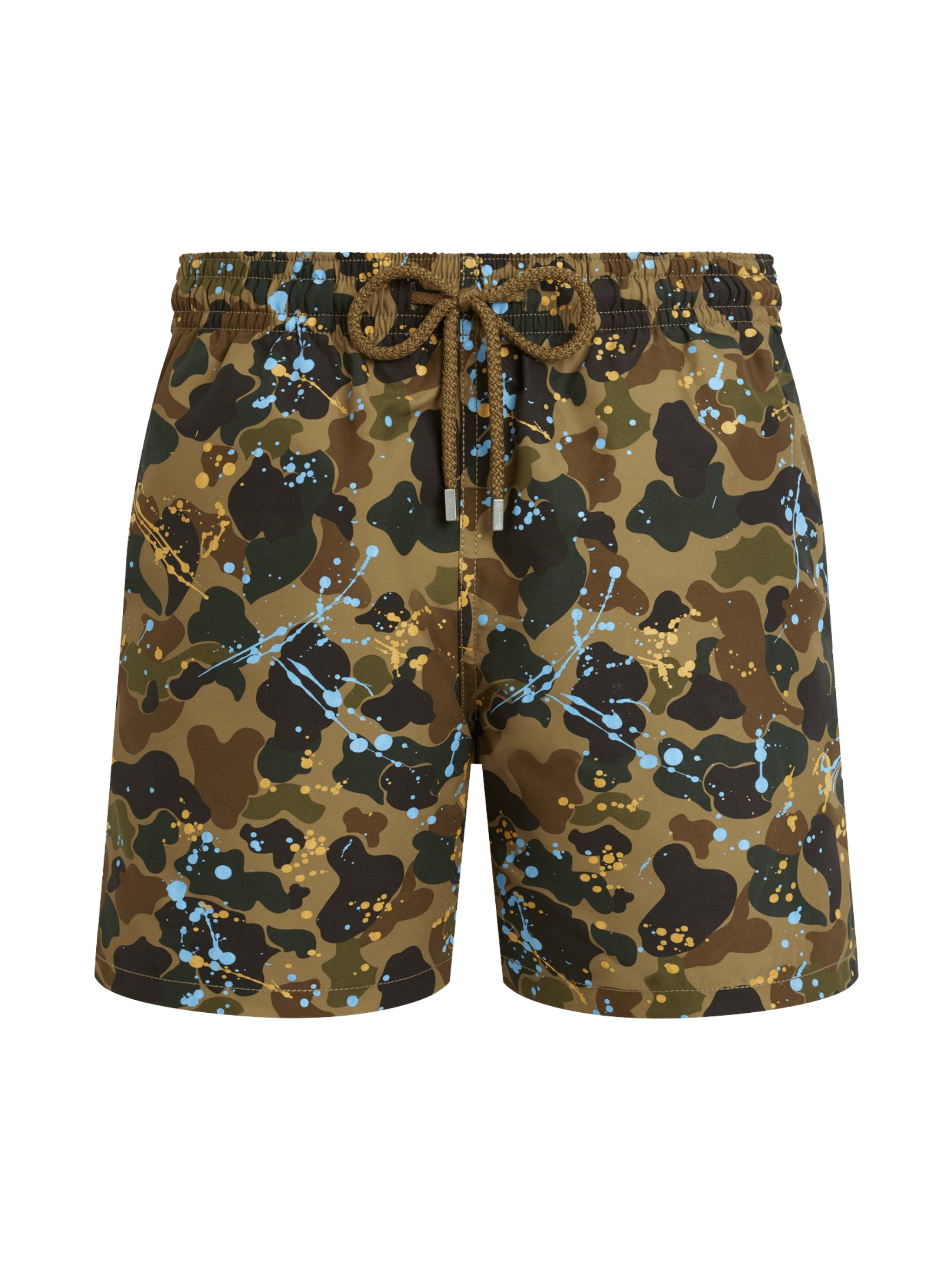 Men Swim Trunks Camo Splash
