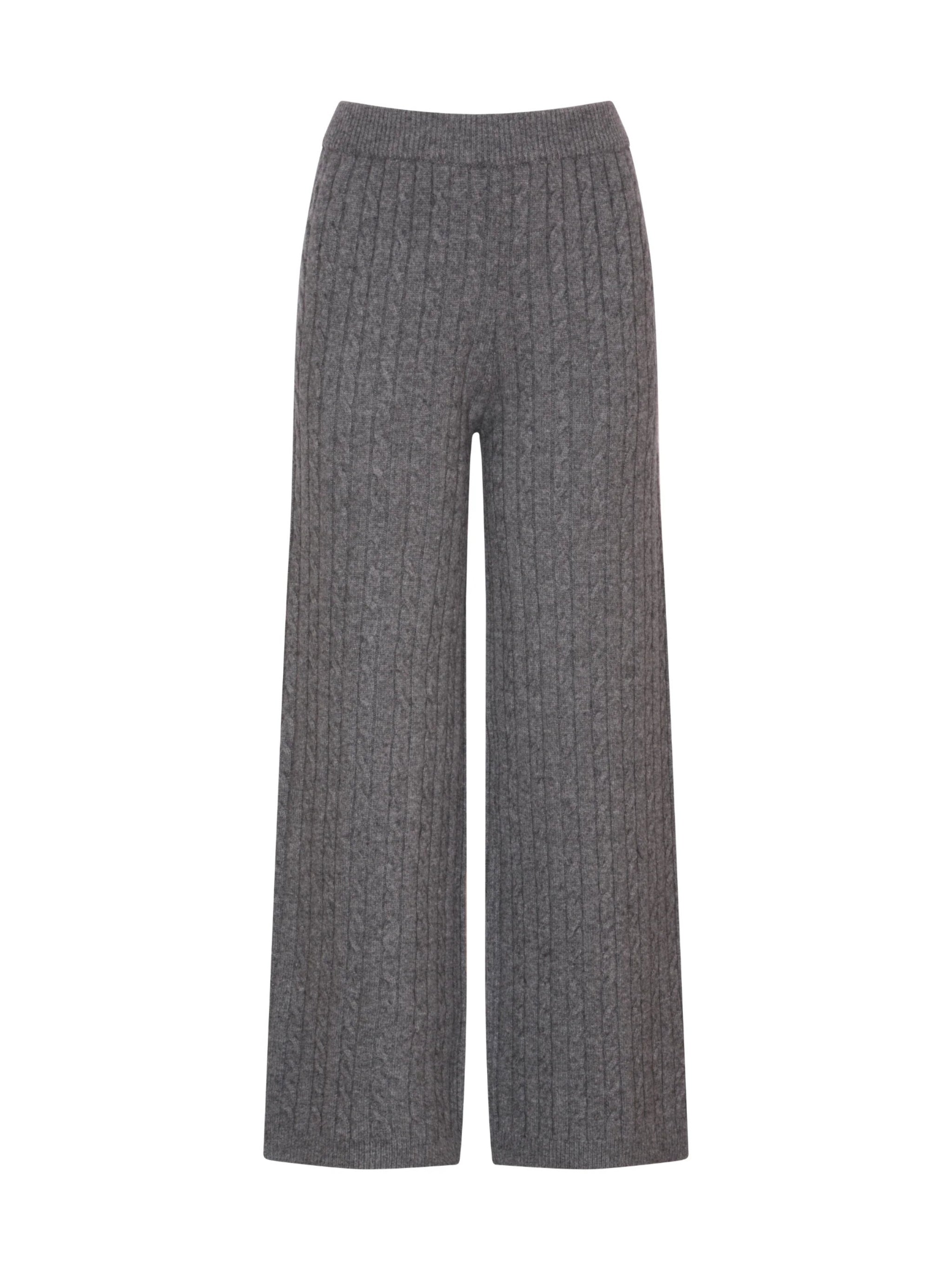 THE CABLE KNIT PANT IN STORM