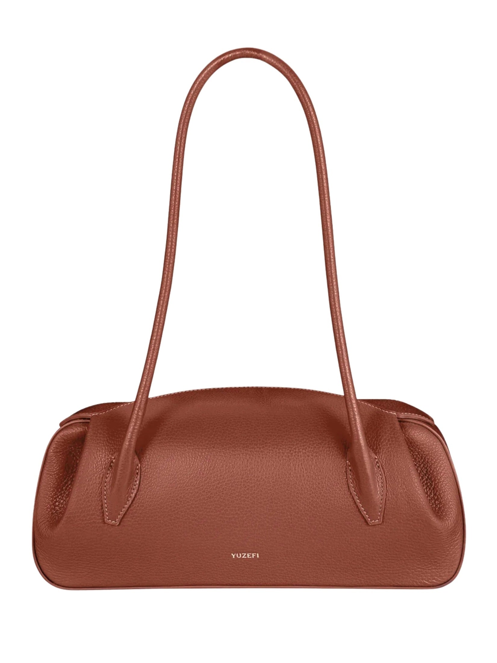 Oyster shoulder bag pebble grain leather