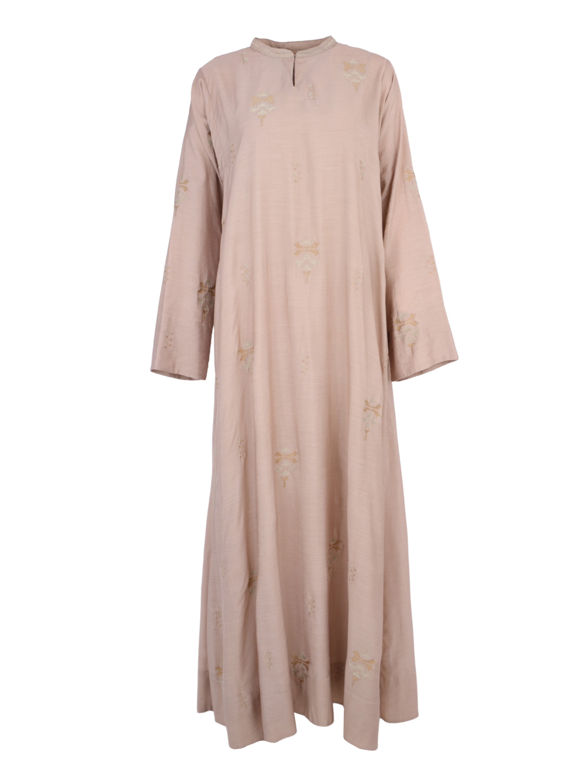 A line silk-cotton kaftan