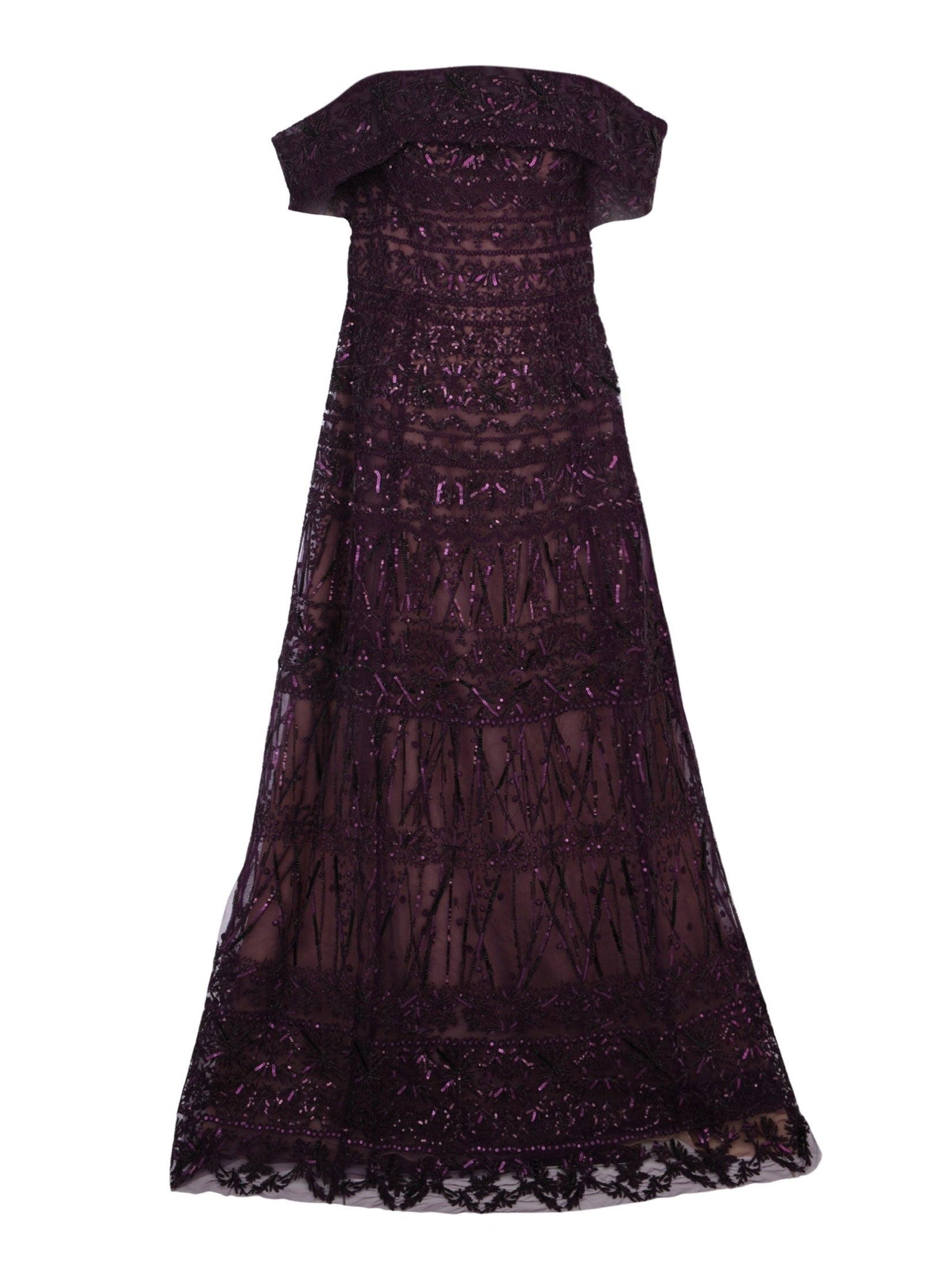 Beaded tulle dress