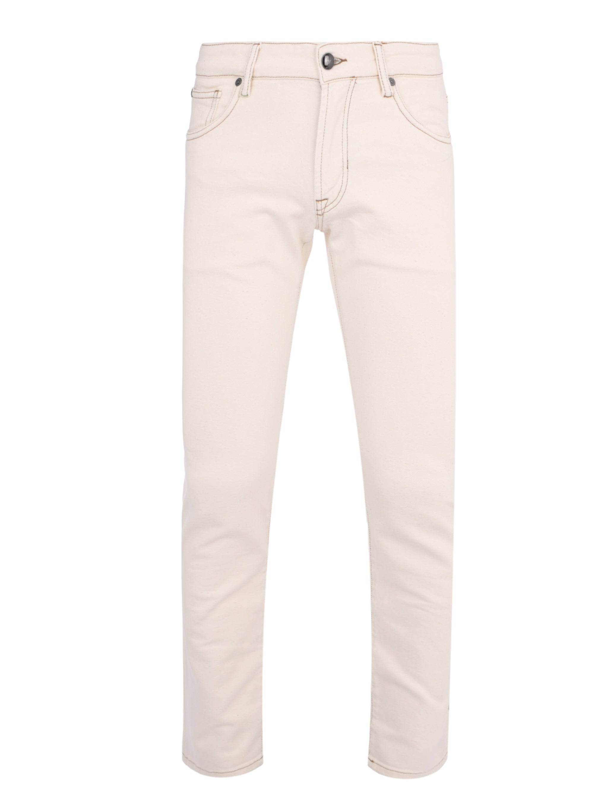 Natural colour 5 pockets jeans