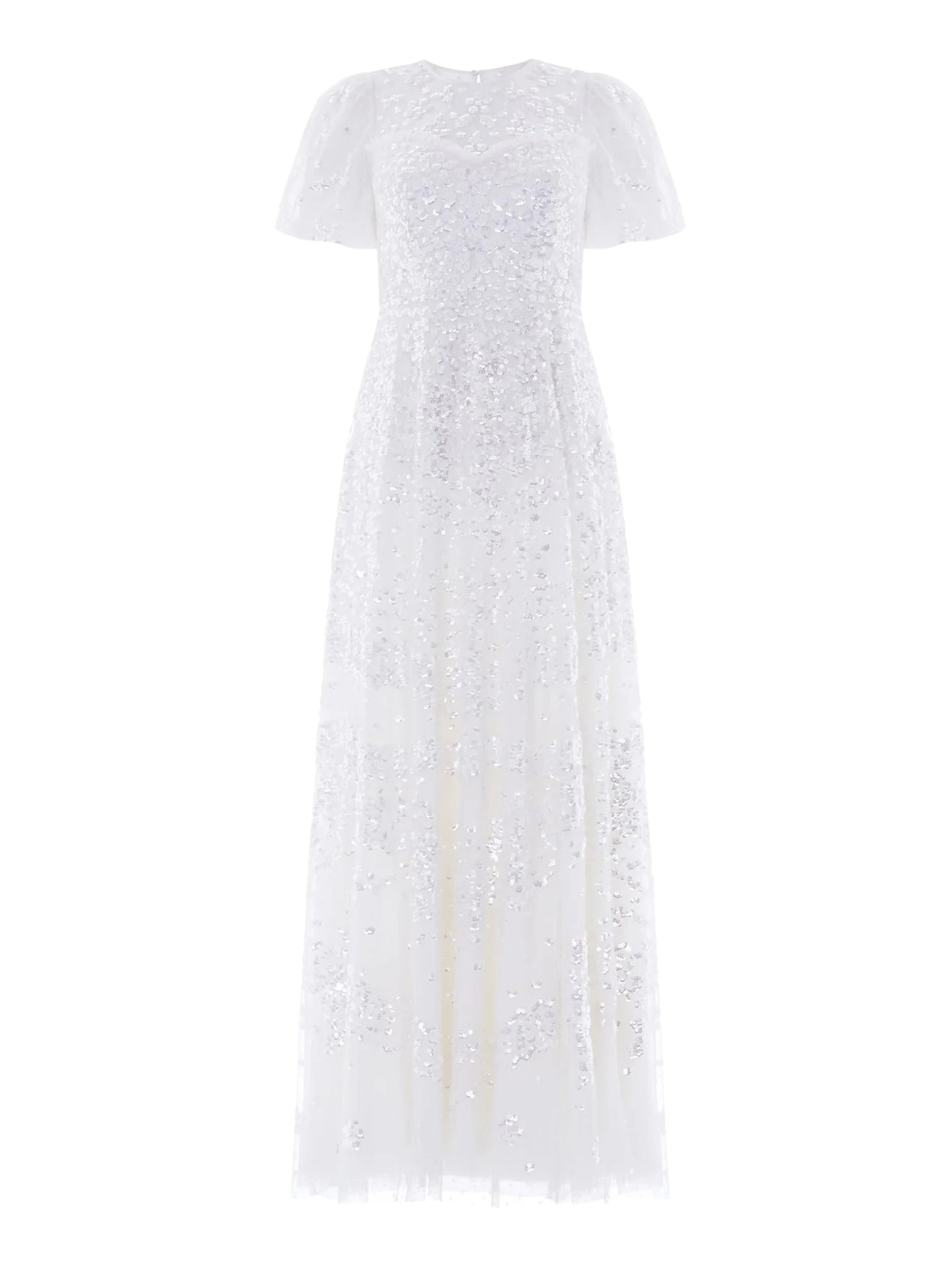 Anais sequin short sleeve gown