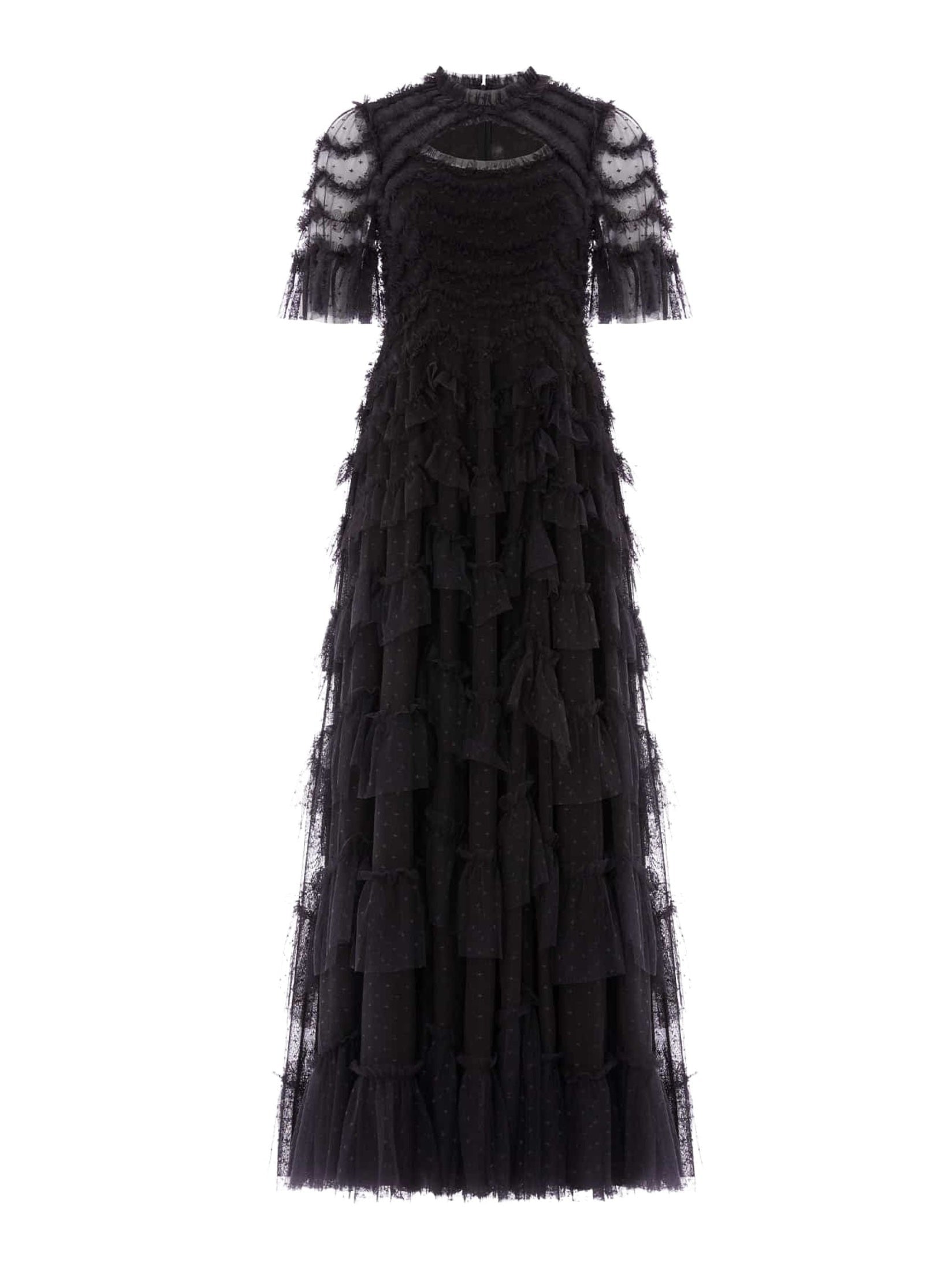Aviana short sleeve gown