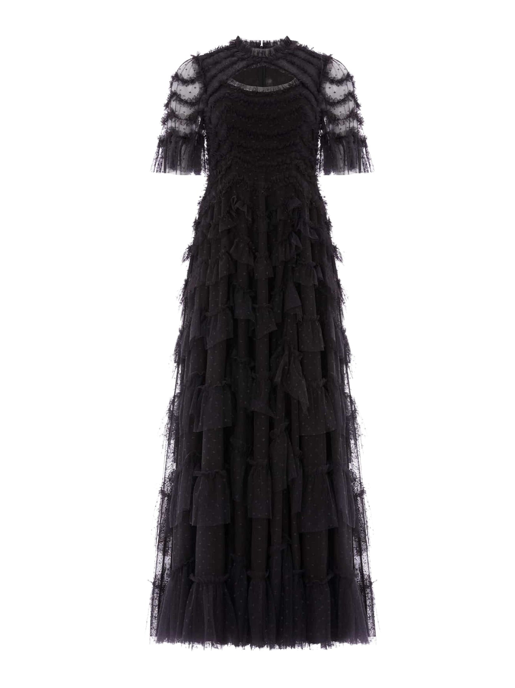 Aviana short sleeve gown