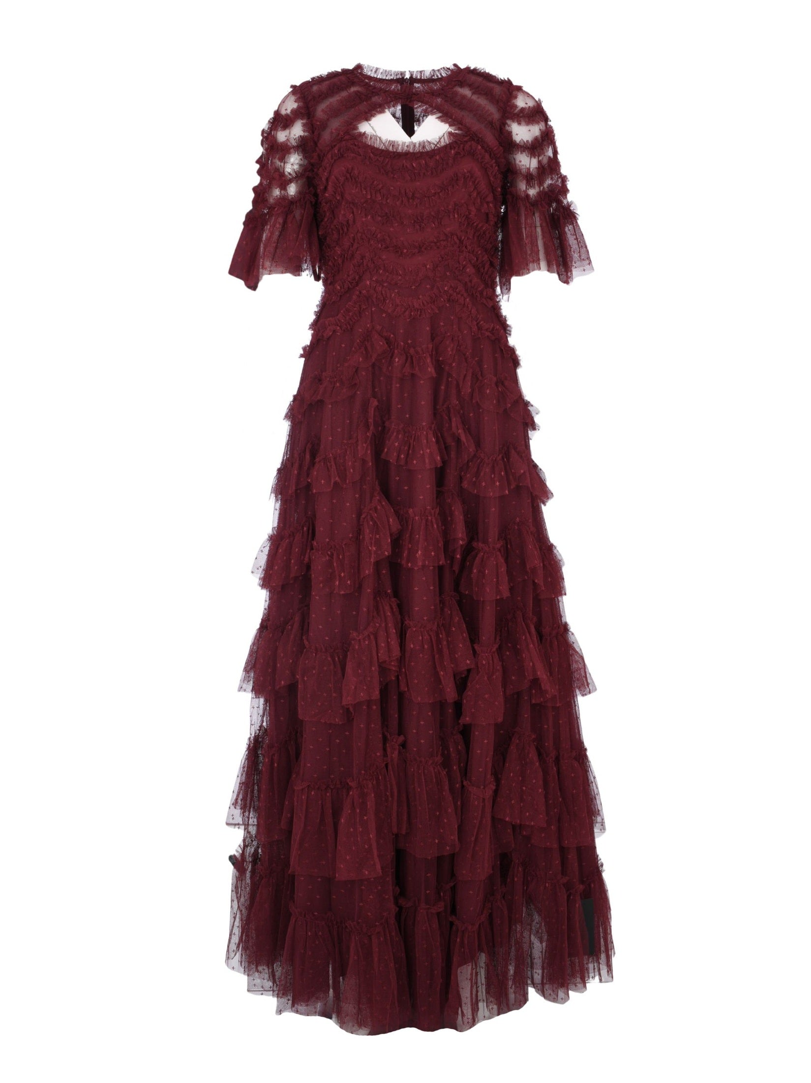 Aviana short sleeve gown