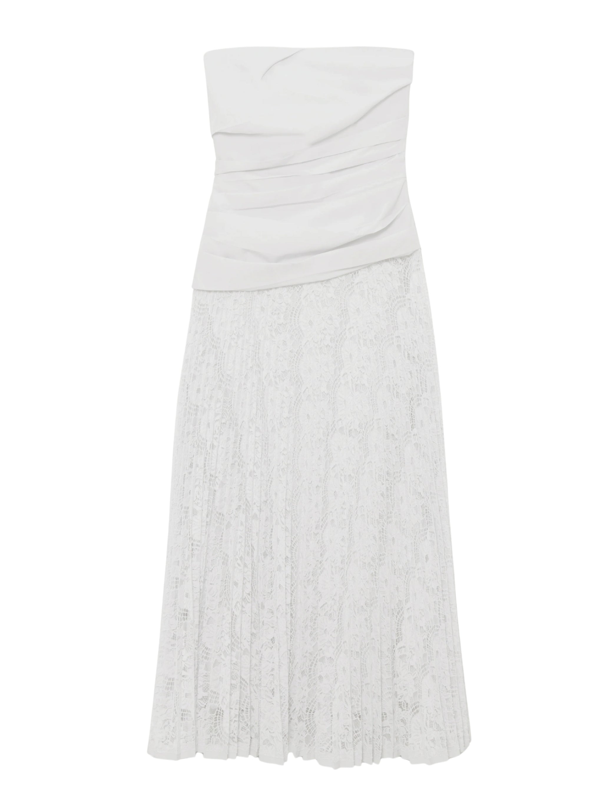 Annalise cotton lace midi dress