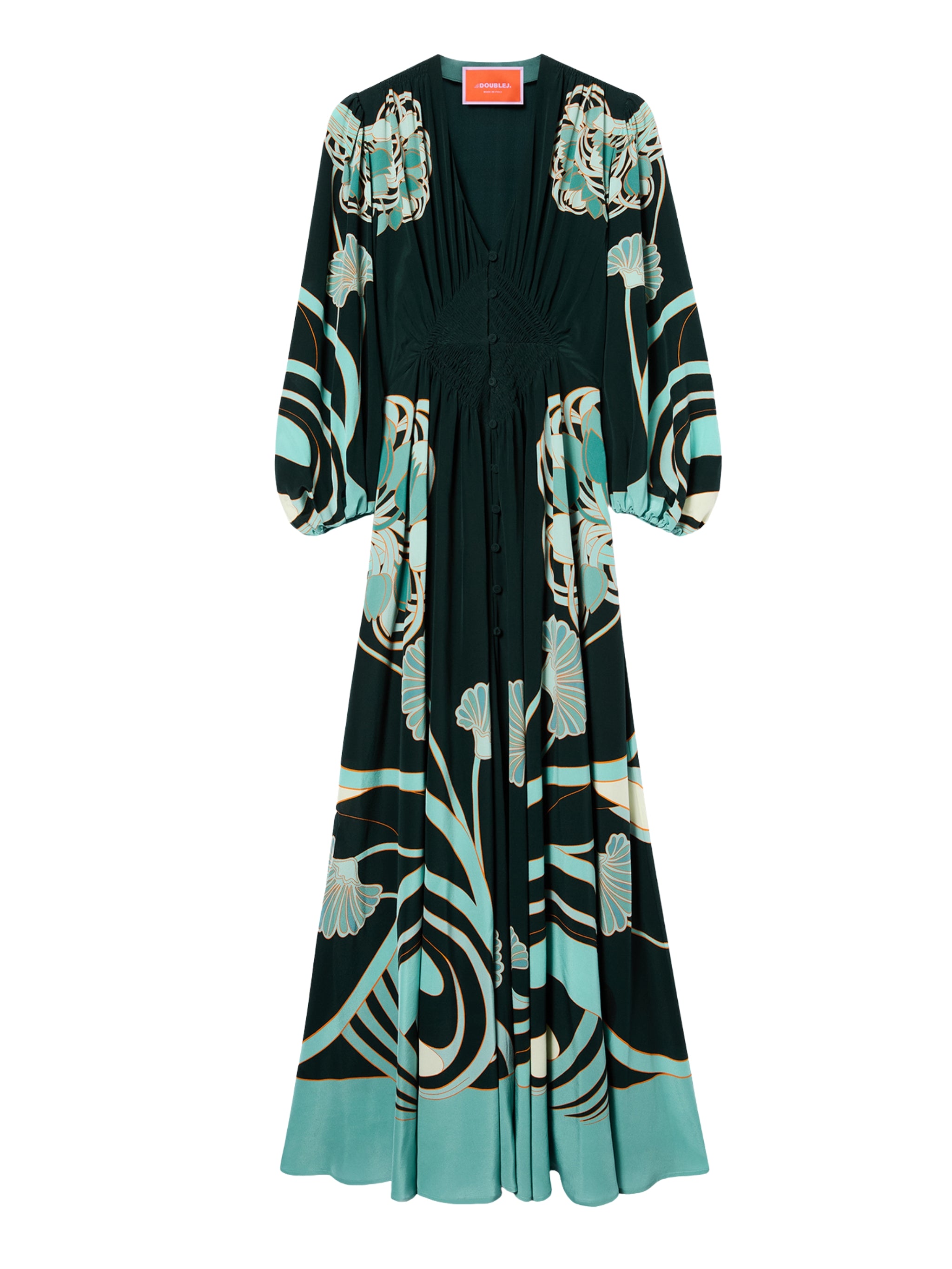 Long camerino dress (placee) blooming tulip placee