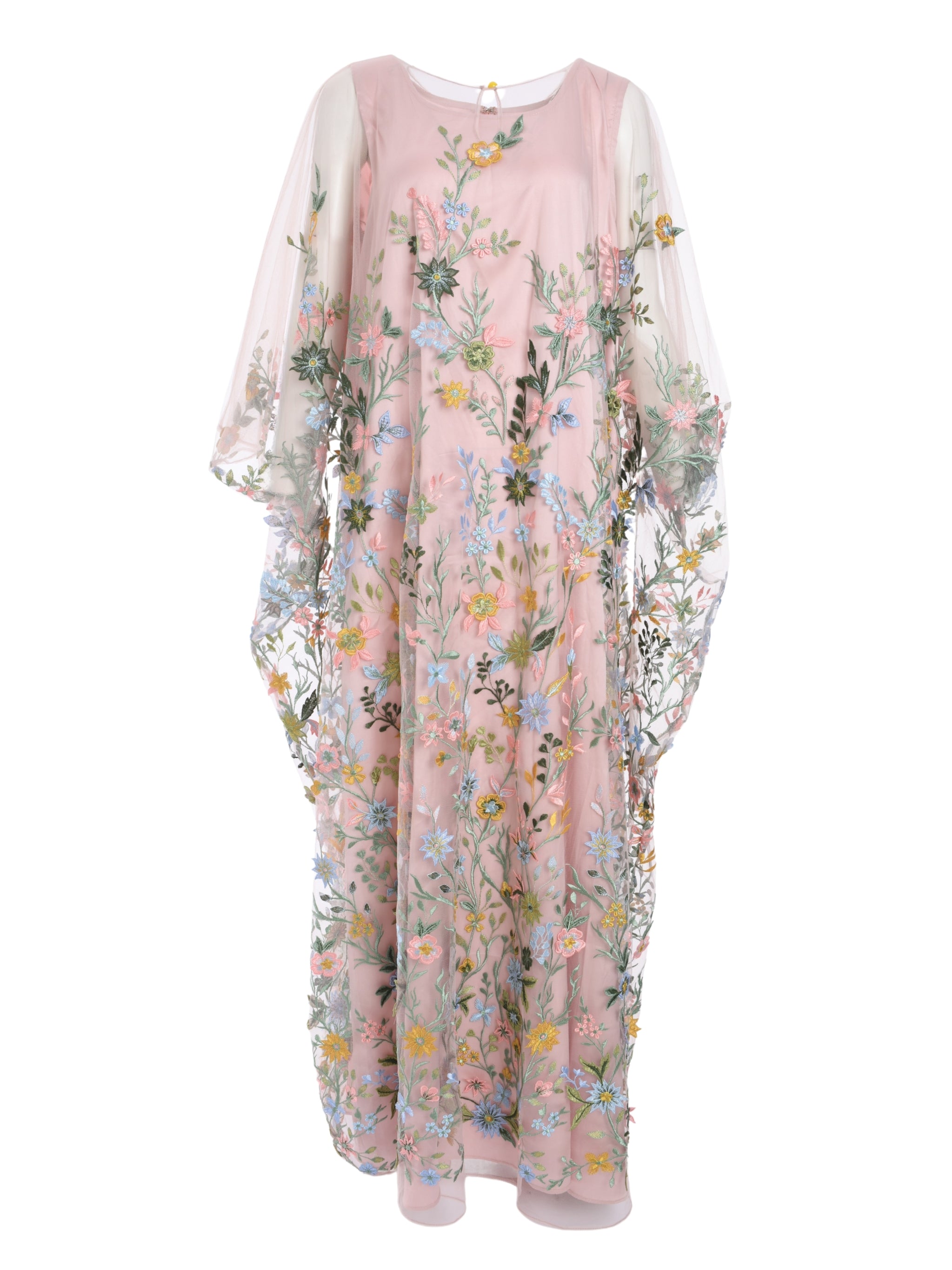 PINK KAFTAN TULLE WITH SILK  LINING